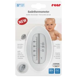 Reer Badetermometer - Grå- Plejeartikler Til Baby