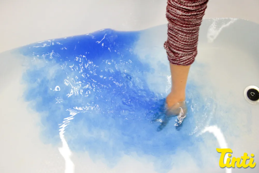 Tinti Badevandsfarver, 10 Styk, Blå- Badelegetøj