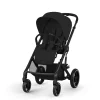 Cybex Balios S Lux - Moon Black- Klapvogne Med Flade Sæder