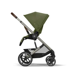 Cybex Balios S lux - Moss Green- Klapvogne Med Flade Sæder