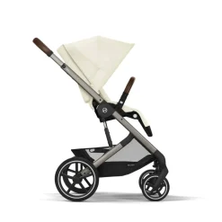 Cybex Balios S Lux - Seashell Beige- Klapvogne Med Flade Sæder