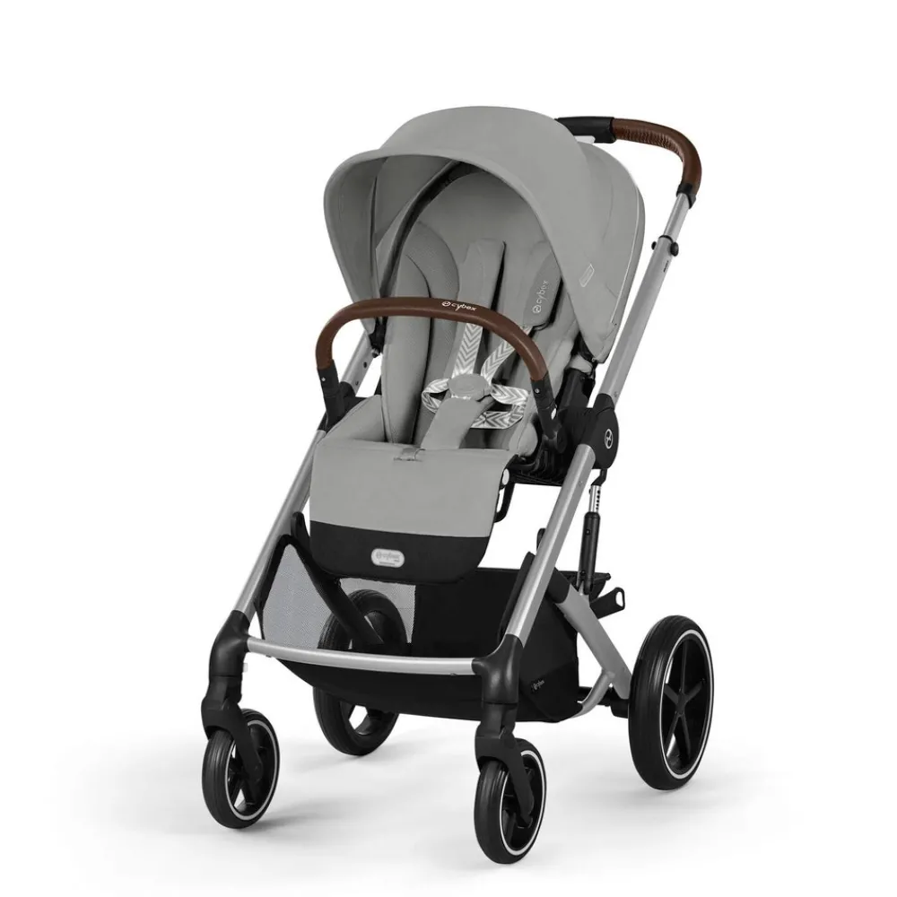Cybex Balios S Lux - Stone grey- Klapvogne Med Flade Sæder