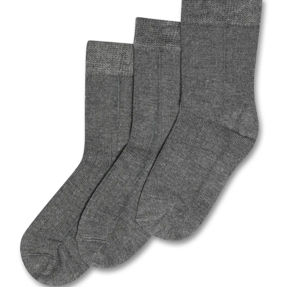 MINIPOP Bamboo strømper 3 pak - Gray mel- Strømper|Multipack