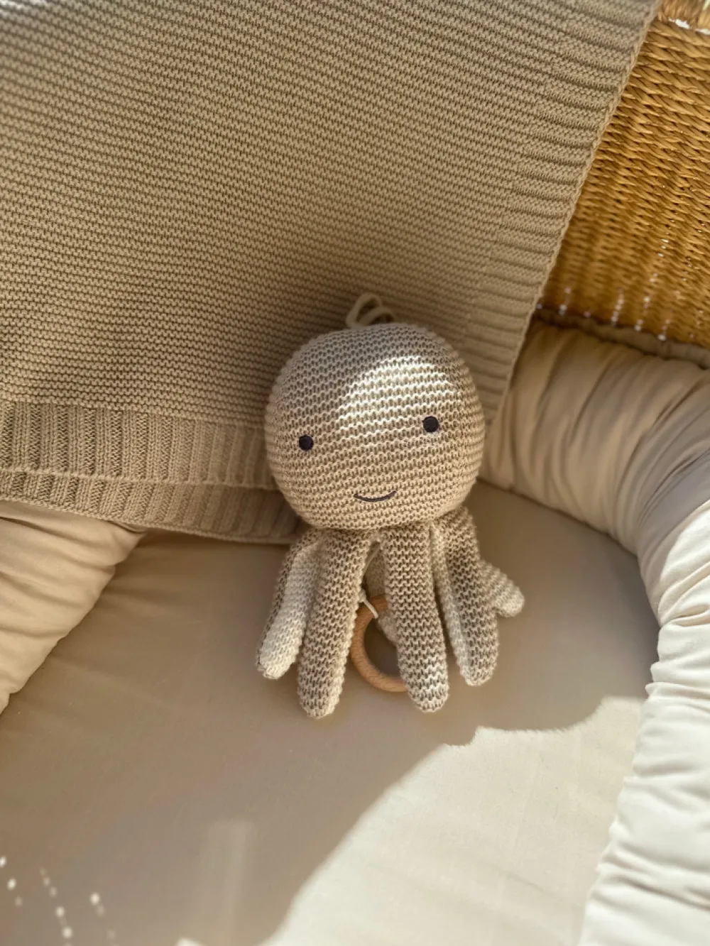 Vanilla COPENHAGEN Bamse med musik – Blæksprutte – Oyster Grey-Børn Uroer