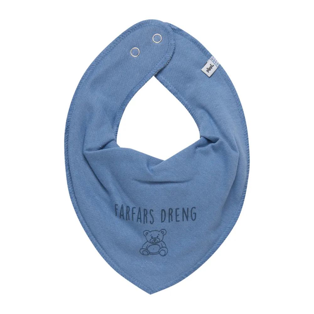 Pippi Bandana bib m. farmor+farfar.. - 785- Savlesmække