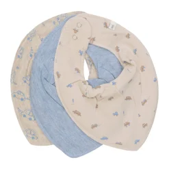 Pippi Bandana Bib Uni -AOP (3-pack) - 744- Savlesmække