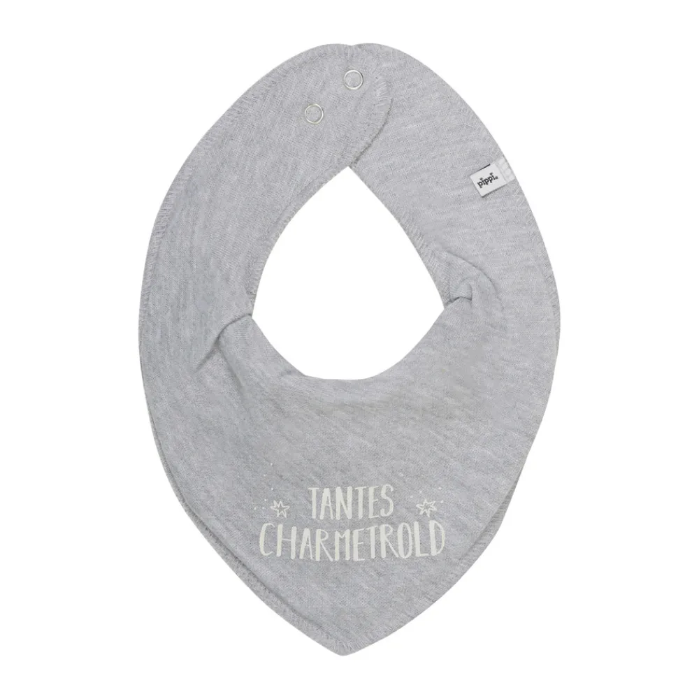 Pippi Bandana Bib w. Onkel+Faster - 123- Savlesmække