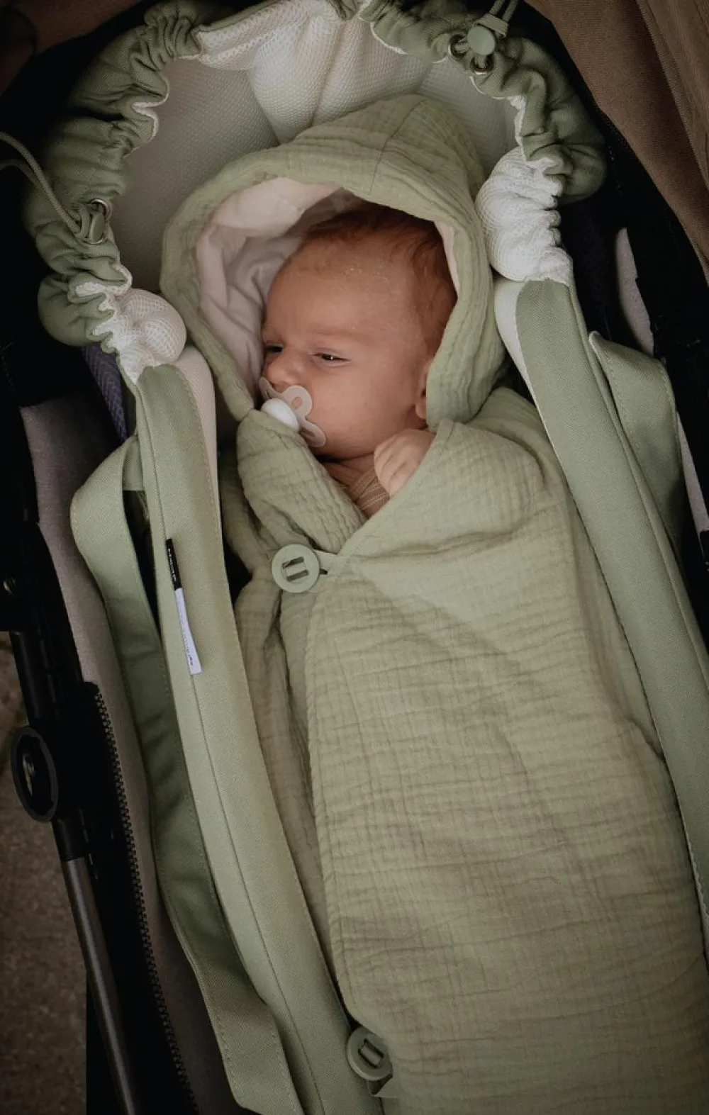 Najell Barnevognsdragt - Agave Green- Lifte