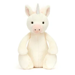 JellyCat Bashful Enhjørning, original 31 cm- Bamser