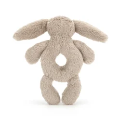JellyCat Bashful kanin, beige ring rangle- Rangler I Plys