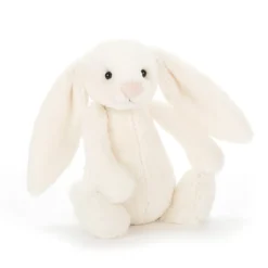 JellyCat Bashful kanin, creme Lille 18 cm- Bamser