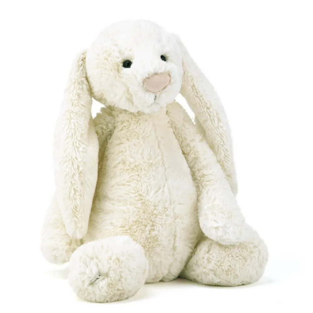 JellyCat Bashful kanin, creme Stor 36cm- Bamser