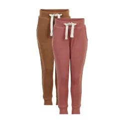 Minymo Basic sweat bukser, 2-pak - 411- Multipack|Bukser