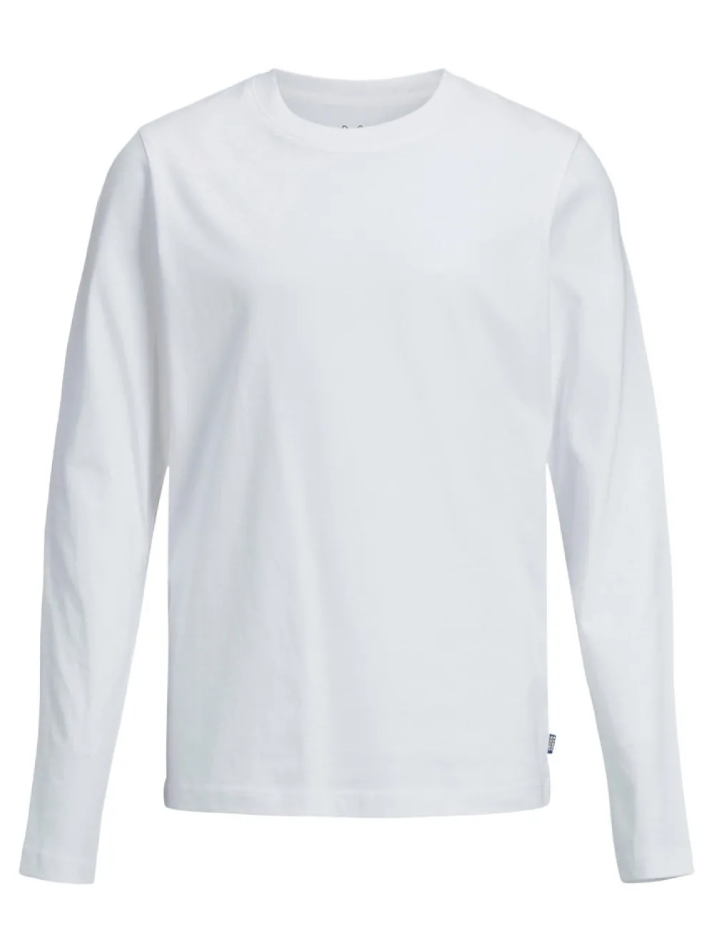 JACK & JONES Basis tee langærmet o-neck - WHITE- Bluser