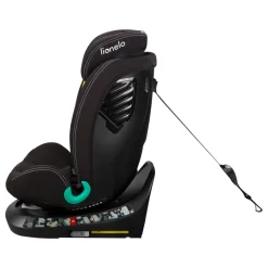 Lionelo Bastiaan one i-size - black carbon- Autostole Med Integreret Baser|Autostole 40-150 Cm (0-12 År)