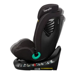 Lionelo Bastiaan one i-size - black carbon- Autostole Med Integreret Baser|Autostole 40-150 Cm (0-12 År)