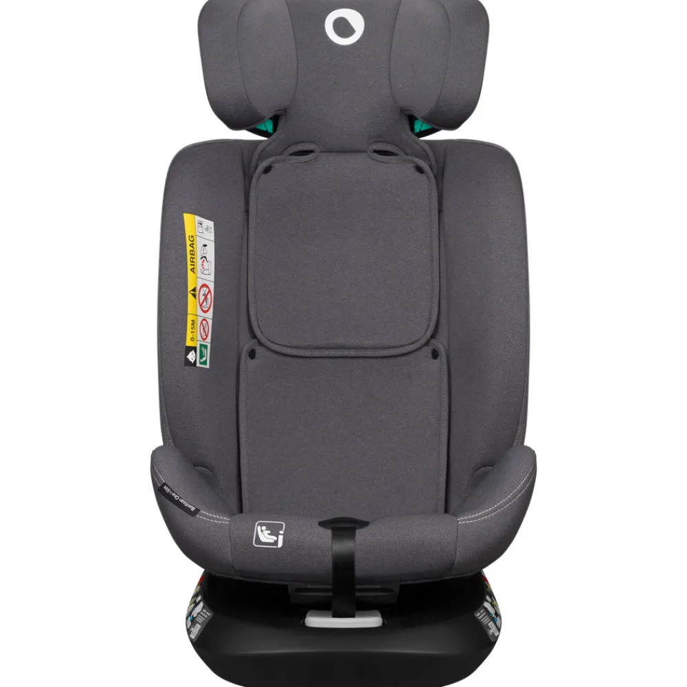 Lionelo Bastiaan one i-size - grey stone- Autostole 40-150 Cm (0-12 År)|Autostole Med Integreret Baser