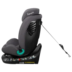 Lionelo Bastiaan one i-size - grey stone- Autostole 40-150 Cm (0-12 År)|Autostole Med Integreret Baser