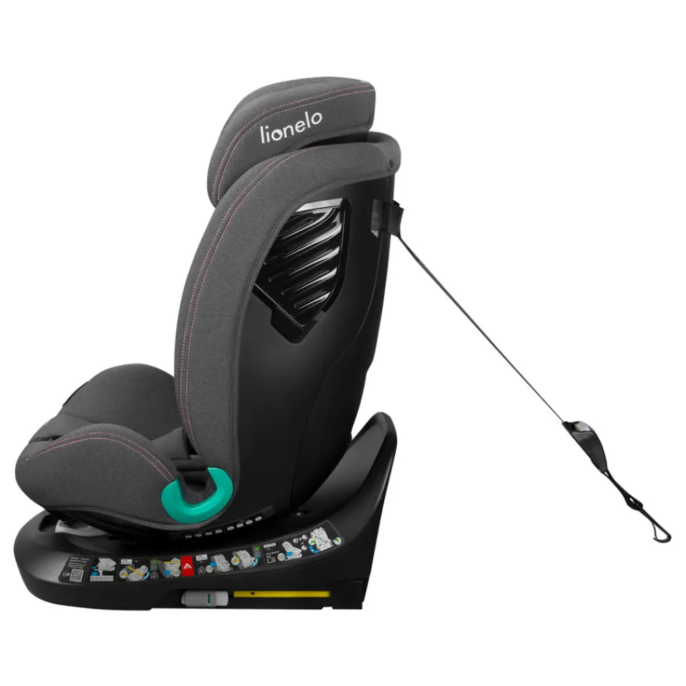 Lionelo Bastiaan one i-size - pink rose- Autostole Med Integreret Baser|Autostole 40-150 Cm (0-12 År)