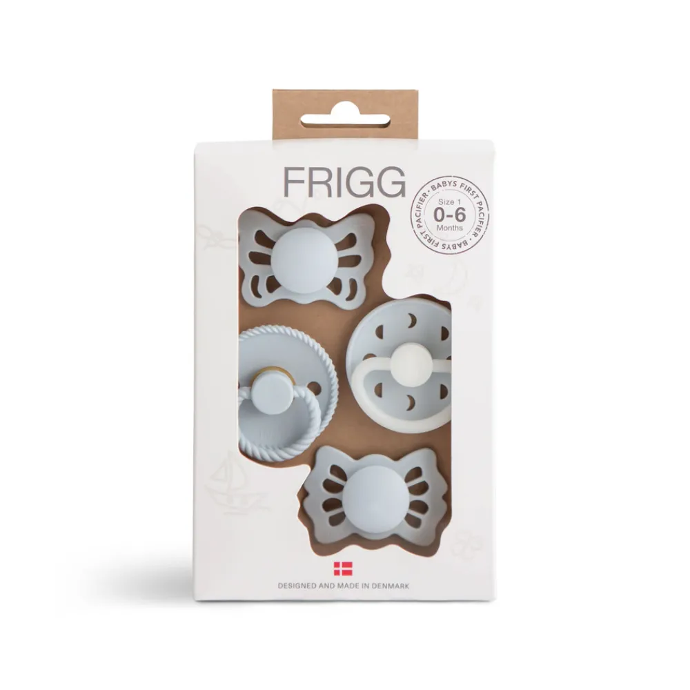 FRIGG Begynder Suttepakke 4-Pak - Powder Blue- Sutter