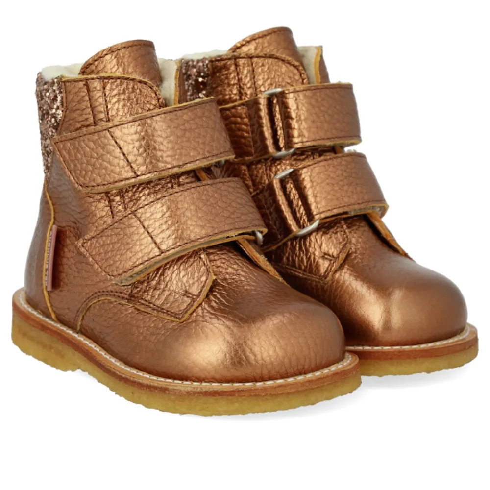 Angulus Begynder TEX-støvle med glitter og velcro - 4264- Vinterstøvler