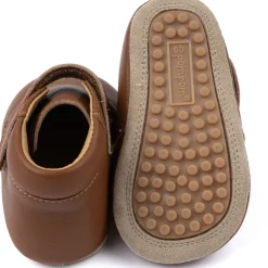 Pompom Begynder Velcro - Camel- Hjemmesko