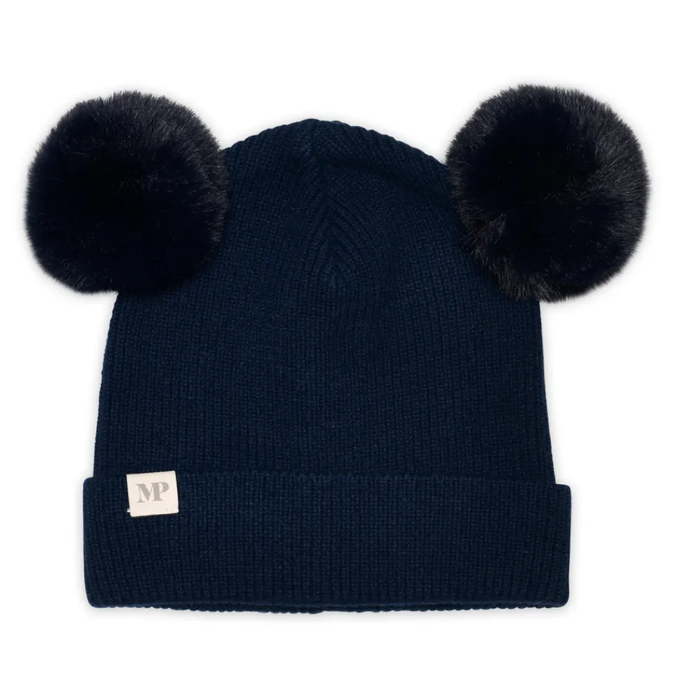 MP Denmark Bergen hat - pompons - 498- Elefanthuer & Huer