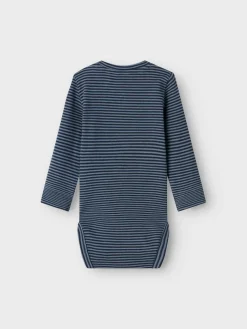 NAME IT Berro R Langærmet Body - Navy Blazer- Bodystocking Langærmet