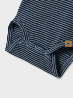 NAME IT Berro R Langærmet Body - Navy Blazer- Bodystocking Langærmet