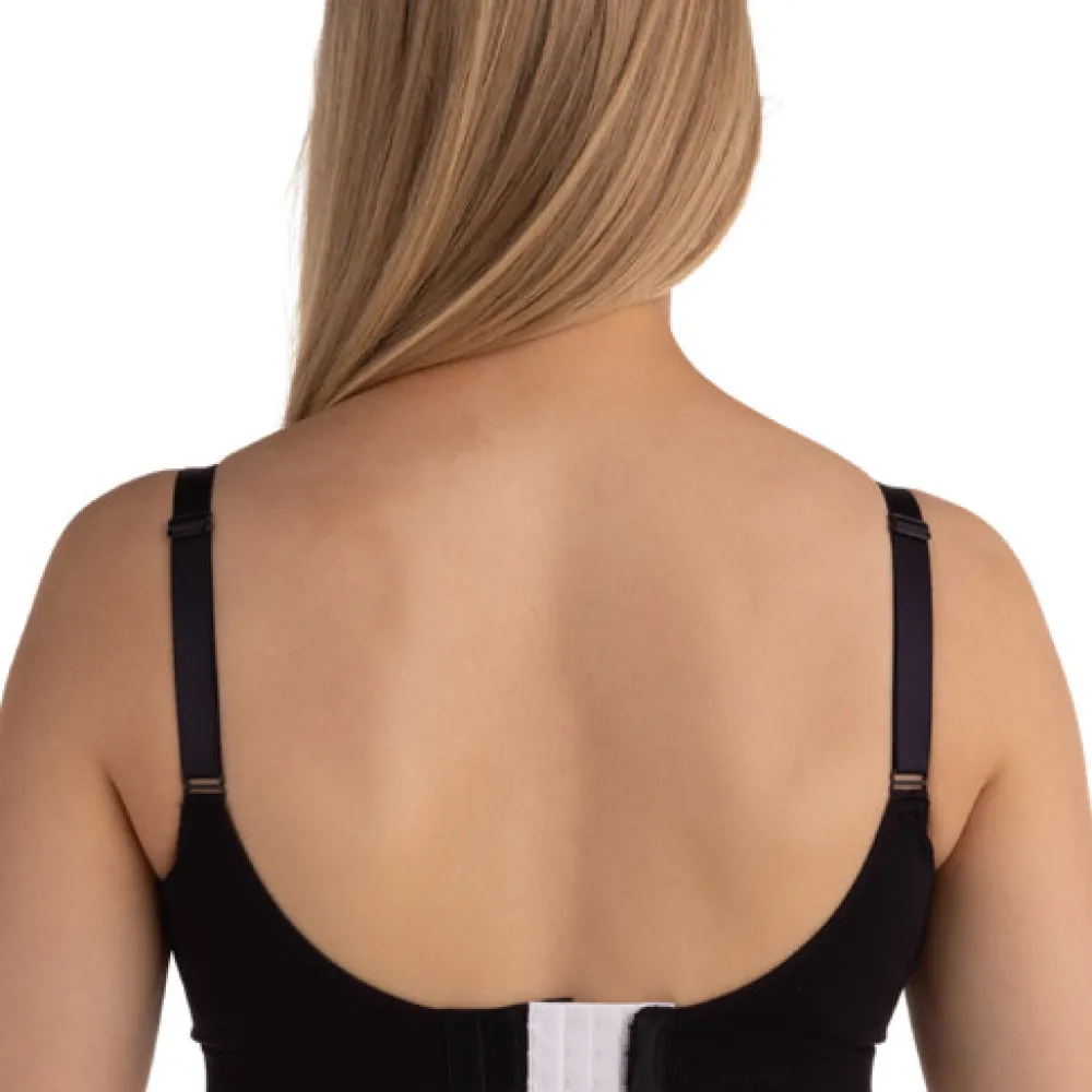 Carriwell Bh forlængere 4 stk sort/hvid- Amme Bh'Er