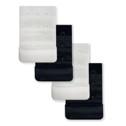 Carriwell Bh forlængere 4 stk sort/hvid- Amme Bh'Er