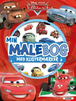 Carlsen Biler: Malebog med klistermærker- Aktivitets- & Malebøger