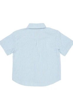 Copenhagen Colors Bæk og bølge bluse - sky blue- Skjorter