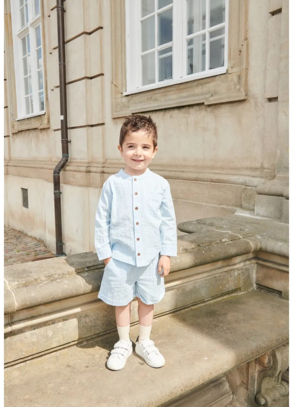 Copenhagen Colors Bæk og bølge shorts - SKY BLUE- Shorts