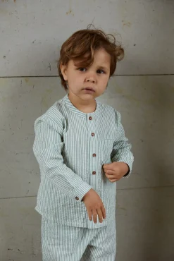 Copenhagen Colors Bæk og bølge skjorte - GREEN- Skjorter