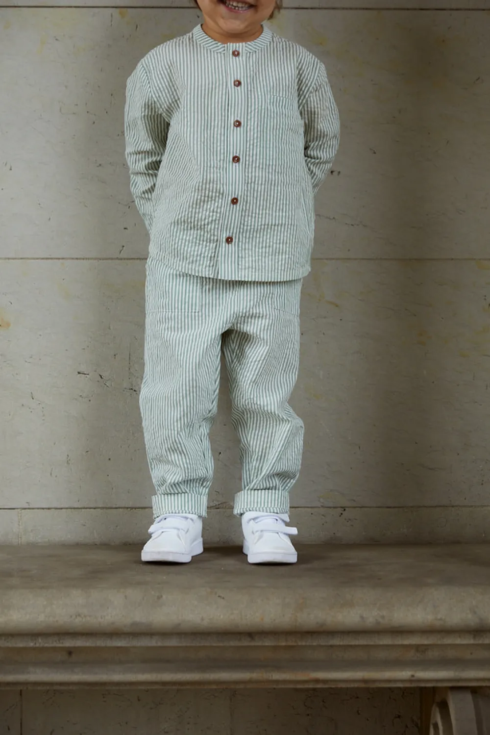 Copenhagen Colors Bæk og bølge skjorte - GREEN- Skjorter