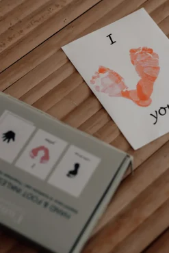 Vanilla COPENHAGEN Blækfri hånd og fodaftryk- 2-pak - Lyserød/Sort- Hånd- & Fodaftryk