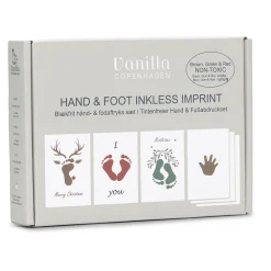 Vanilla COPENHAGEN Blækfri hånd og fodaftryk 3-pak - Jul- Hånd- & Fodaftryk|Dekorationer