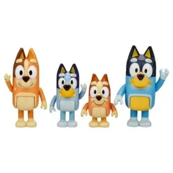 BLUEY Figurer 4 figur pk. - Family eller venner- Figurer