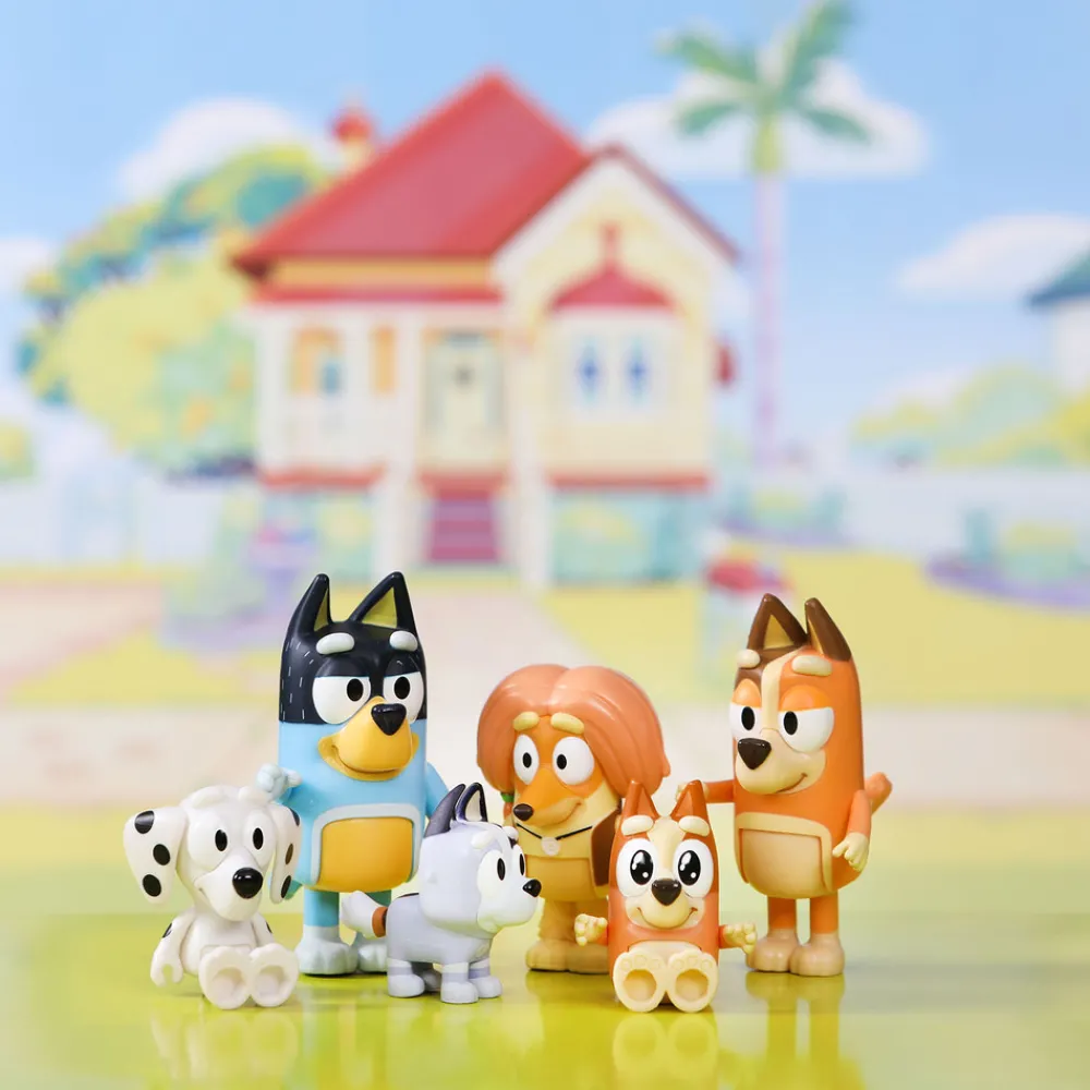 BLUEY Figurer 8 figurer pk.- Figurer