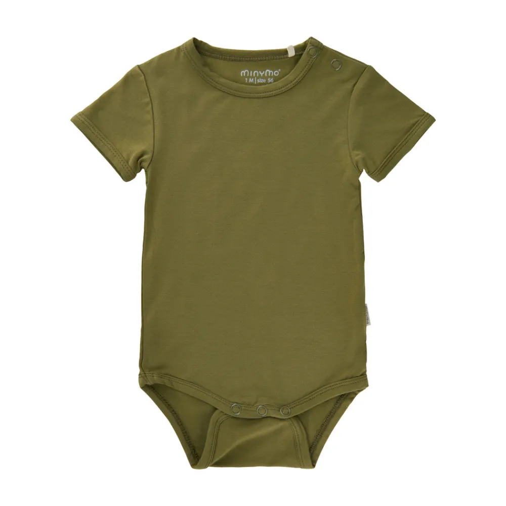 Minymo Body kortærmet - 961- Bodystocking Kortærmet