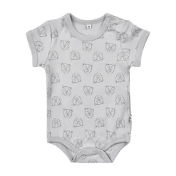 Pippi Body Kortærmet Med Print 4-Pak - 190- Multipack|Bodystocking Kortærmet