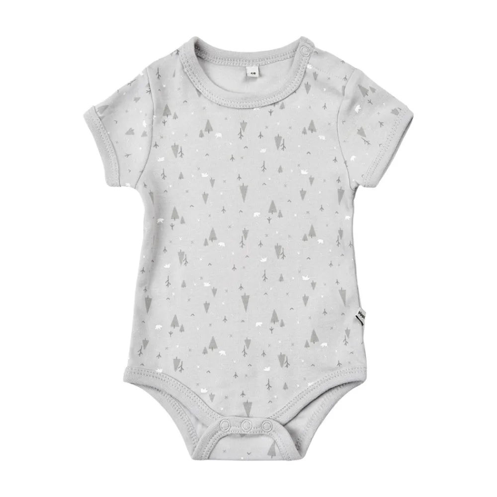 Pippi Body Kortærmet Med Print 4-Pak - 190- Multipack|Bodystocking Kortærmet