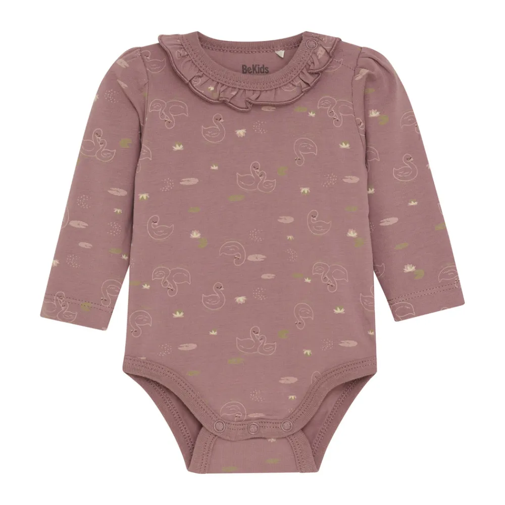 BeKids Body Langærmet - Solid - 5707- Bodystocking Langærmet