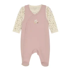 Fixoni Body langærmet m. Romper - Shadow gray- Heldragter M. Fod|Bodystocking Langærmet