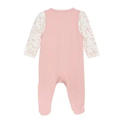 Fixoni Body langærmet m.romper - Misty Rose- Bodysæt|Heldragter M. Fod