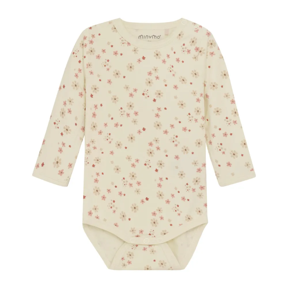 Minymo Body LS - Bamboo - 413- Bodystocking Langærmet