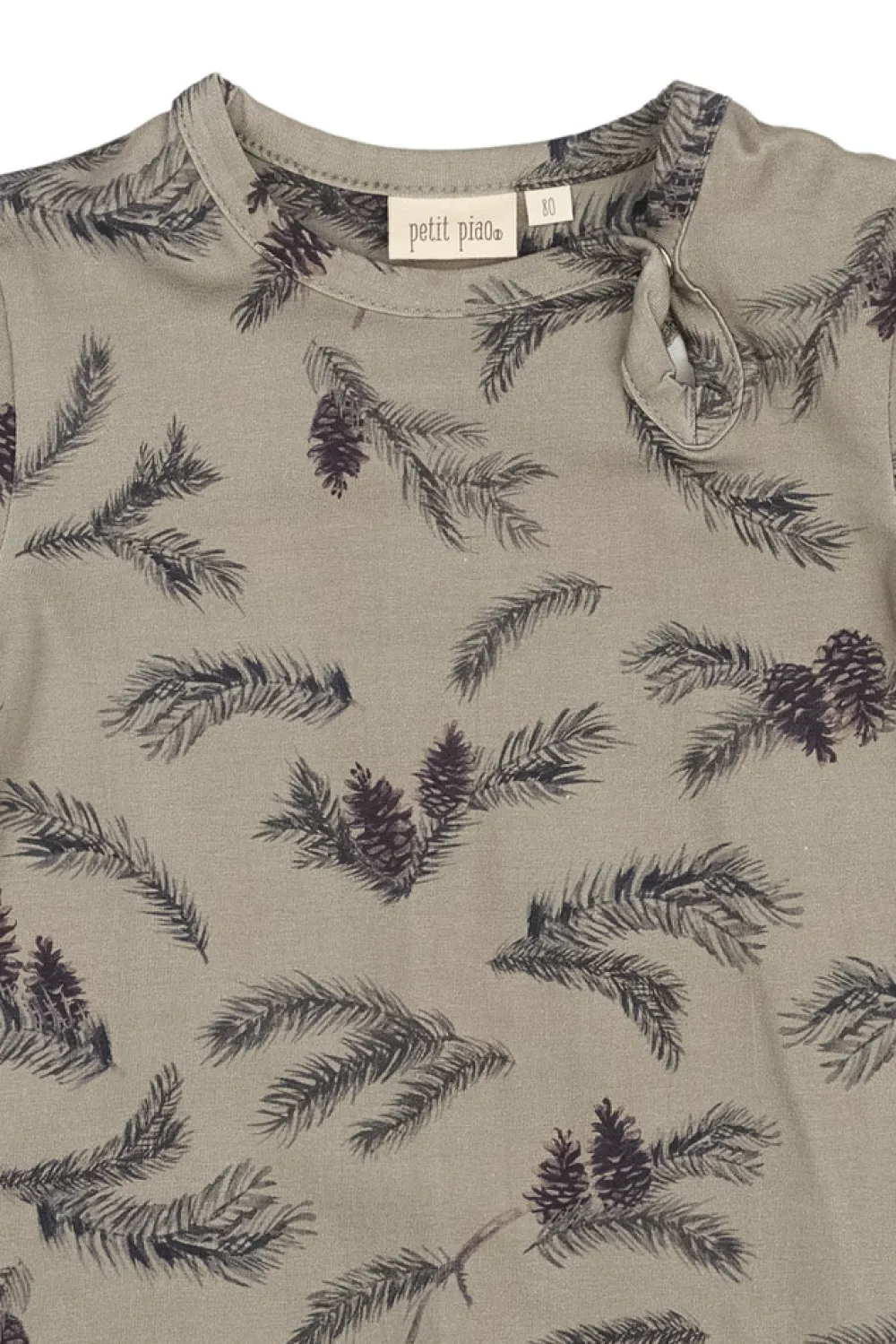 PETIT PIAO Body ls - Pine- Bodystocking Langærmet