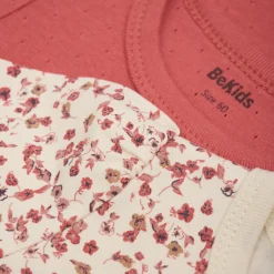 BeKids Body ls 2-pak - Mineral red- Multipack|Bodystocking Langærmet