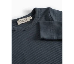 MarMar Copenhagen Body med lange ærmer - Blue- Bodystocking Langærmet